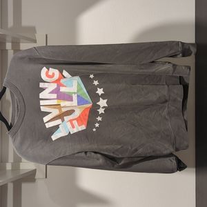 XL Living Fully Book Launch Grey Sweater